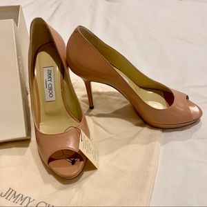 Jimmy Choo Luna Peep Toe Heels